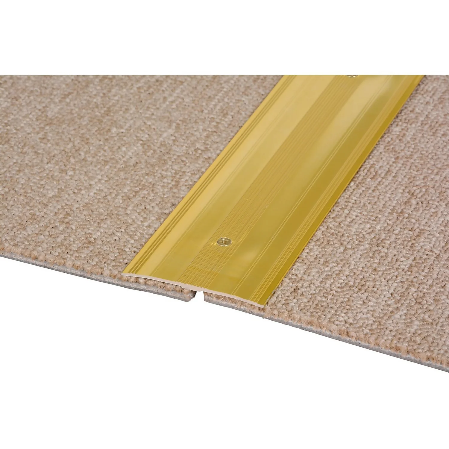 Vitrex Extra Wide Cover Strip Carpet Edge - Gold 900mm 2 Vitrex Extra Wide Cover Strip Carpet Edge - Gold 900mm - Image 2