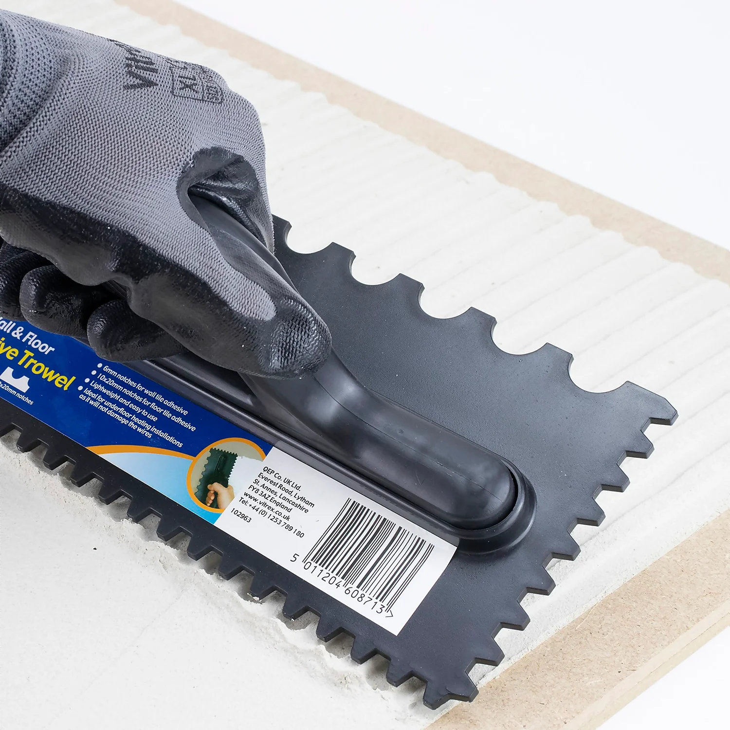 Vitrex Tile Adhesive Trowel 2 Vitrex Tile Adhesive Trowel - Image 2