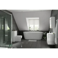 None Breeze Anthracite Porcelain Wall & Floor Tile 286 X 580mm