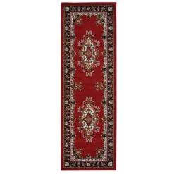 Maestro Medallion Red Rug - 67 X 200cm