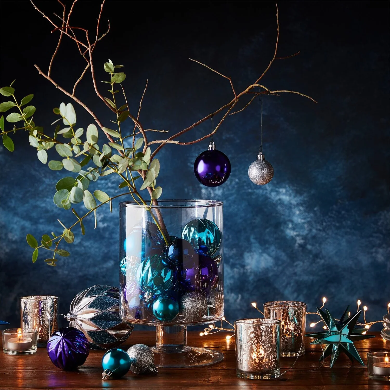 Clear Tealight Candle Holders - 2 Pack 2 Clear Tealight Candle Holders - 2 Pack - Image 2