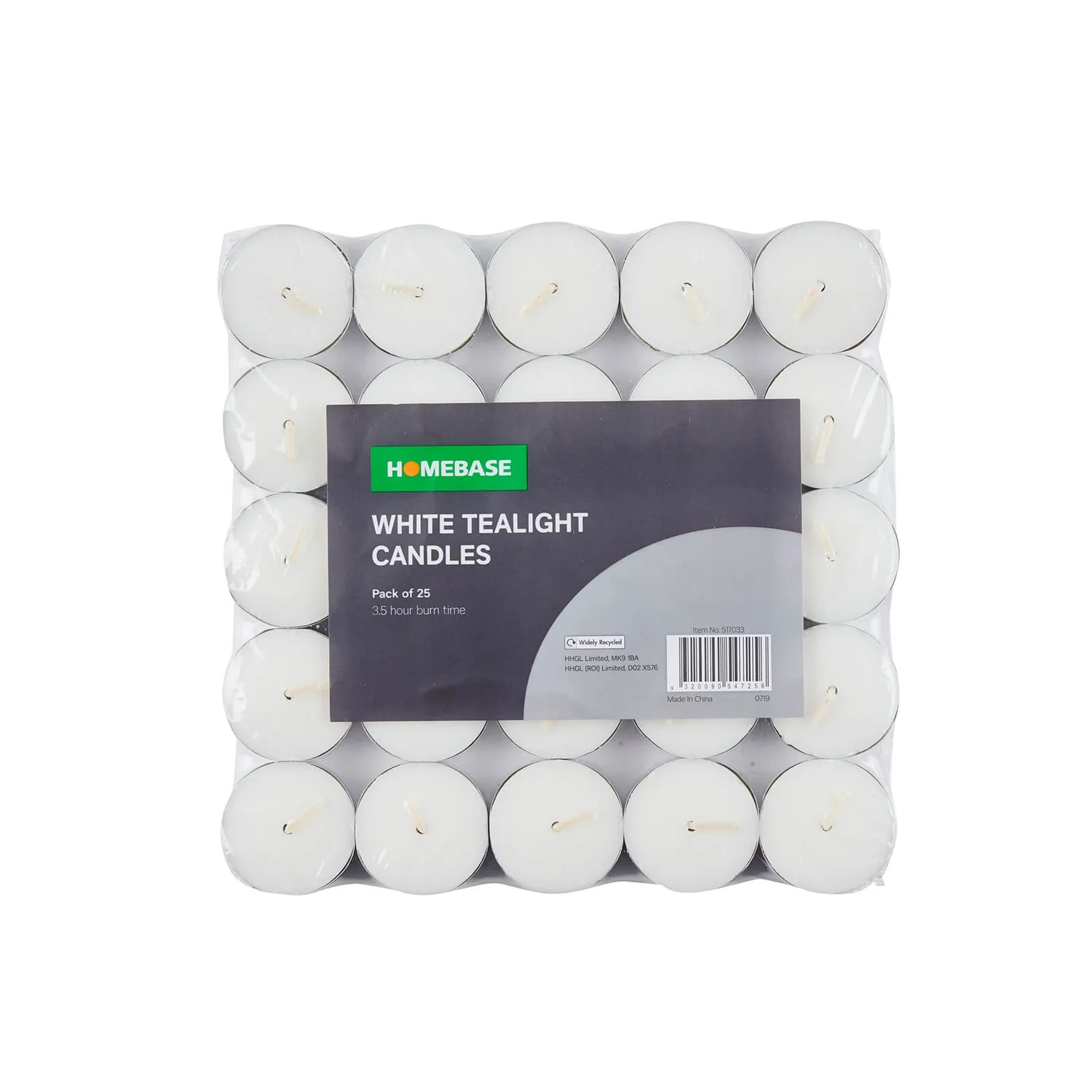 25 X Tealight Candles - White 1 25 X Tealight Candles - White