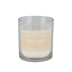 Sandlewood Glass Candle