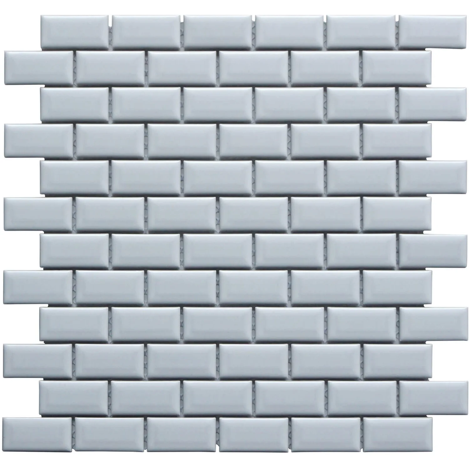 House Of Mosaics White Mini Metro Mosaic Tile (Sample Only) - 150 X 110mm 1 House Of Mosaics White Mini Metro Mosaic Tile (Sample Only) - 150 X 110mm