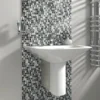 House Of Mosaics Petrol Marble Mix Mosaic Tile - 300 X 300mm