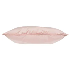 None Large Plain Velvet Cushion - Blush - 58x58cm -Homebase Furniture Store 12830709 8284833225894216