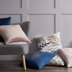 None Folded Velvet Cushion - Blush 7 None Folded Velvet Cushion - Blush -Homebase Furniture Store 12836761 1824832977001262