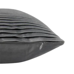 None Folded Velvet Cushion - Grey -Homebase Furniture Store 12836764 1194832979272268