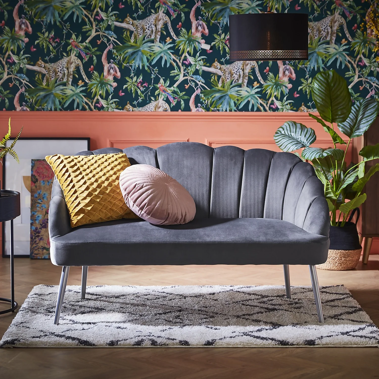 None Velvet Pintuck Cushion - Honey 2 None Velvet Pintuck Cushion - Honey - Image 2