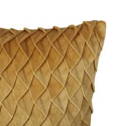 None Velvet Pintuck Cushion - Honey 8 None Velvet Pintuck Cushion - Honey -Homebase Furniture Store 12839747 8064832958190674