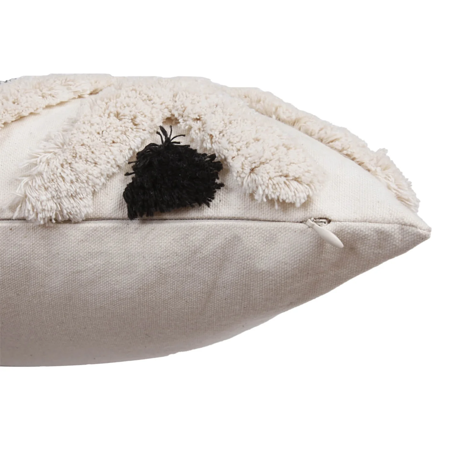 None Tufted Geometric Cushion - Olive - 30x50cm 5 None Tufted Geometric Cushion - Olive - 30x50cm - Image 5