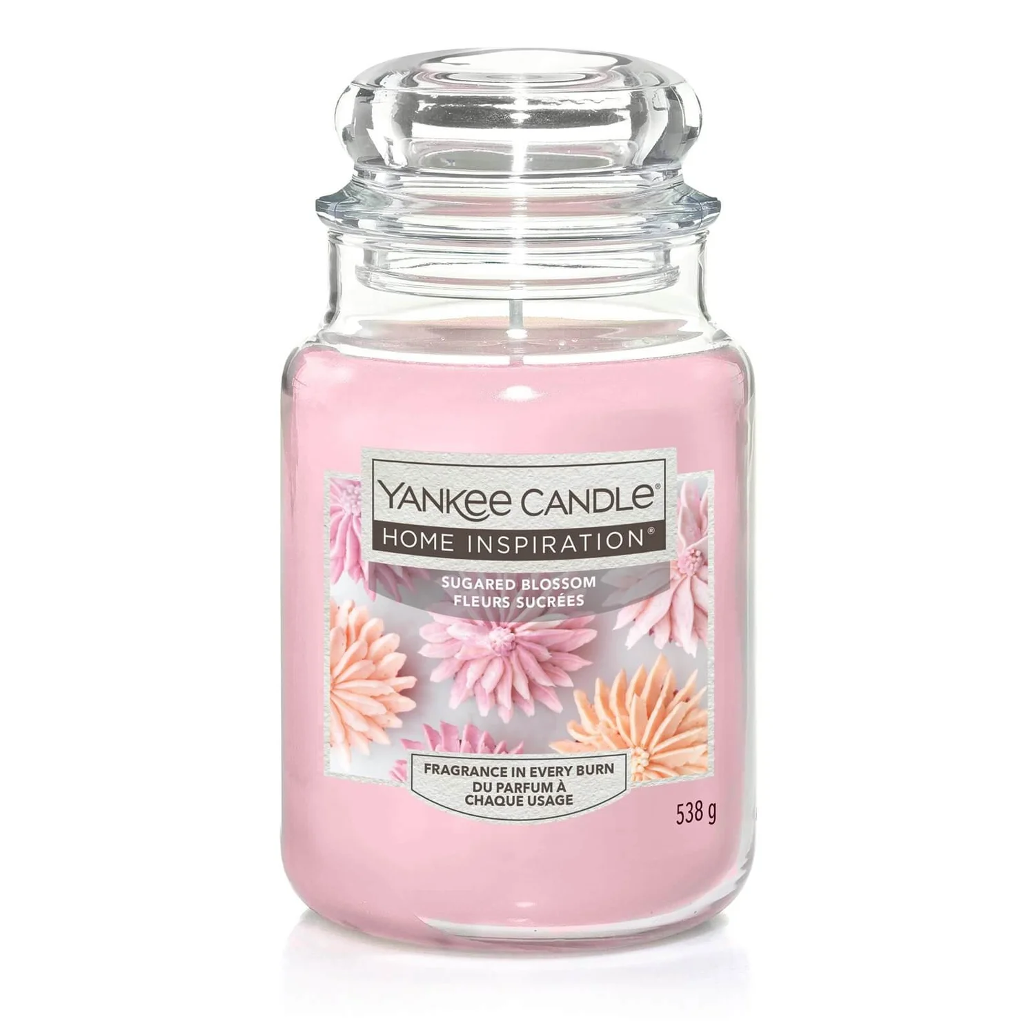 Yankee Candle Home Inspiration Scented Candle - Large Jar - Sugared Blossom 1 Yankee Candle Home Inspiration Scented Candle - Large Jar - Sugared Blossom
