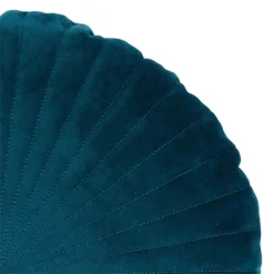 None Round Velvet Cushion - Teal - 45cm -Homebase Furniture Store 12842182 2194832976239295
