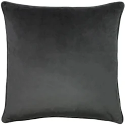 Bee Embroidered Velvet Cushion - Charcoal 6 Bee Embroidered Velvet Cushion - Charcoal -Homebase Furniture Store 12878465 3454895116730196
