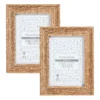 Twin Pack Of Photo Frames - 6x4" - Oak