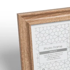 Twin Pack Of Photo Frames - 6x4" - Oak -Homebase Furniture Store 12879238 2134853904422181