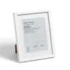 Box Photo Frame - 8x6" - White