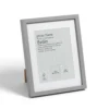Box Photo Frame - 8x6" - Grey