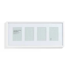 Box Photo Frame Multi Aperture - 60x25cm - White -Homebase Furniture Store 12879256 1384907795693865