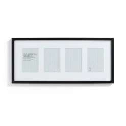 Box Photo Frame Multi Aperture - 60x25cm - Black 7 Box Photo Frame Multi Aperture - 60x25cm - Black -Homebase Furniture Store 12879257 3634907795694915