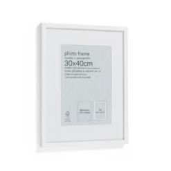 Box Photo Frame - 30x40cm - White