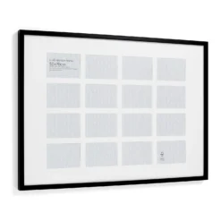 Box Photo Frame Multi Aperture - 50x70cm - Black