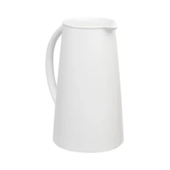 Ceramic Jug With Embossed Heart - White -Homebase Furniture Store 12886083 1444843705804494