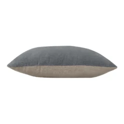 Country Living Velvet Linen Cushion 30x50cm - Warm Grey -Homebase Furniture Store 12886822 1814853157652035