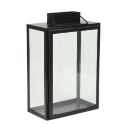House Beautiful Metal Large Lantern - Black