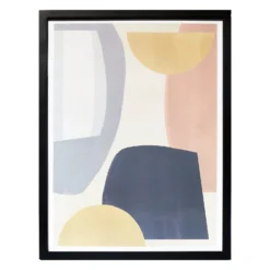 House Beautiful Framed Abstract Print - 55x77cm