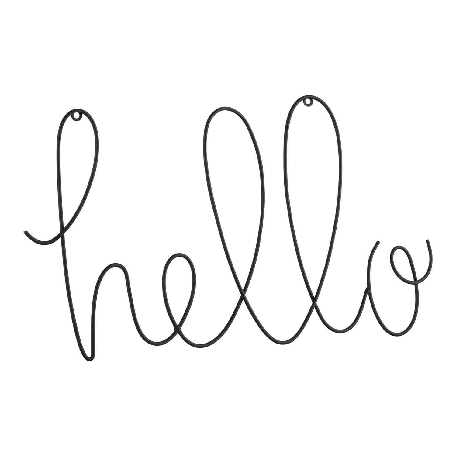 House Beautiful Wire Hello Sign 1 House Beautiful Wire Hello Sign