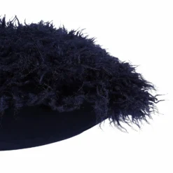 Navy Faux Mongolian Fur Cushion 5 Navy Faux Mongolian Fur Cushion -Homebase Furniture Store 12887722 1144843711594056