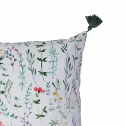 Disty Printed Floral Cushion - Sage -Homebase Furniture Store 12887887 1514843712484315