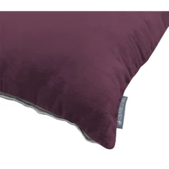 Country Living Velvet Linen Cushion - 30x50cm - Grape