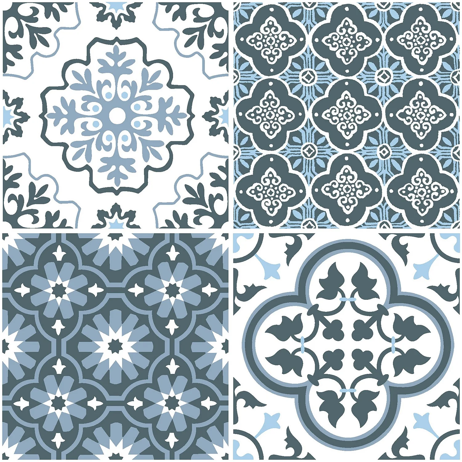 None FloorPops Peel And Stick Floor Tiles - Myriad 2 None FloorPops Peel And Stick Floor Tiles - Myriad - Image 2