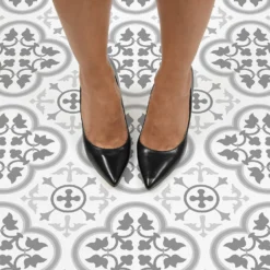 None FloorPops Peel And Stick Floor Tiles - Remy -Homebase Furniture Store 12891300 2644849478252016