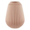House Beautiful Line Textured Ceramic Vase - Blossom