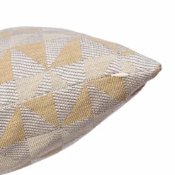 None Chenille Geo Cushion - Ochre -Homebase Furniture Store 12891730 1274880596457625