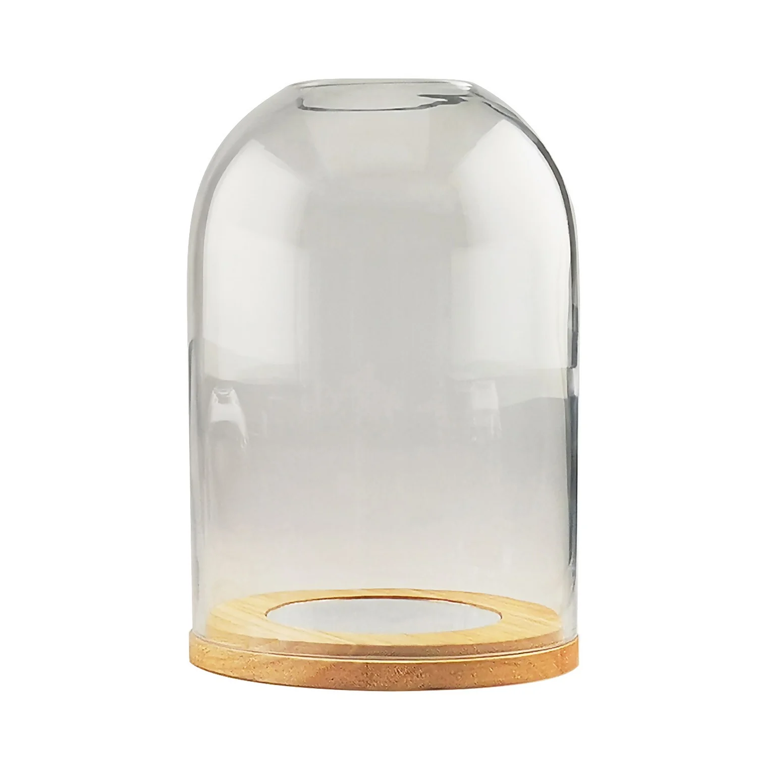 Wooden Hurricane Vase - Large 1 Wooden Hurricane Vase - Large