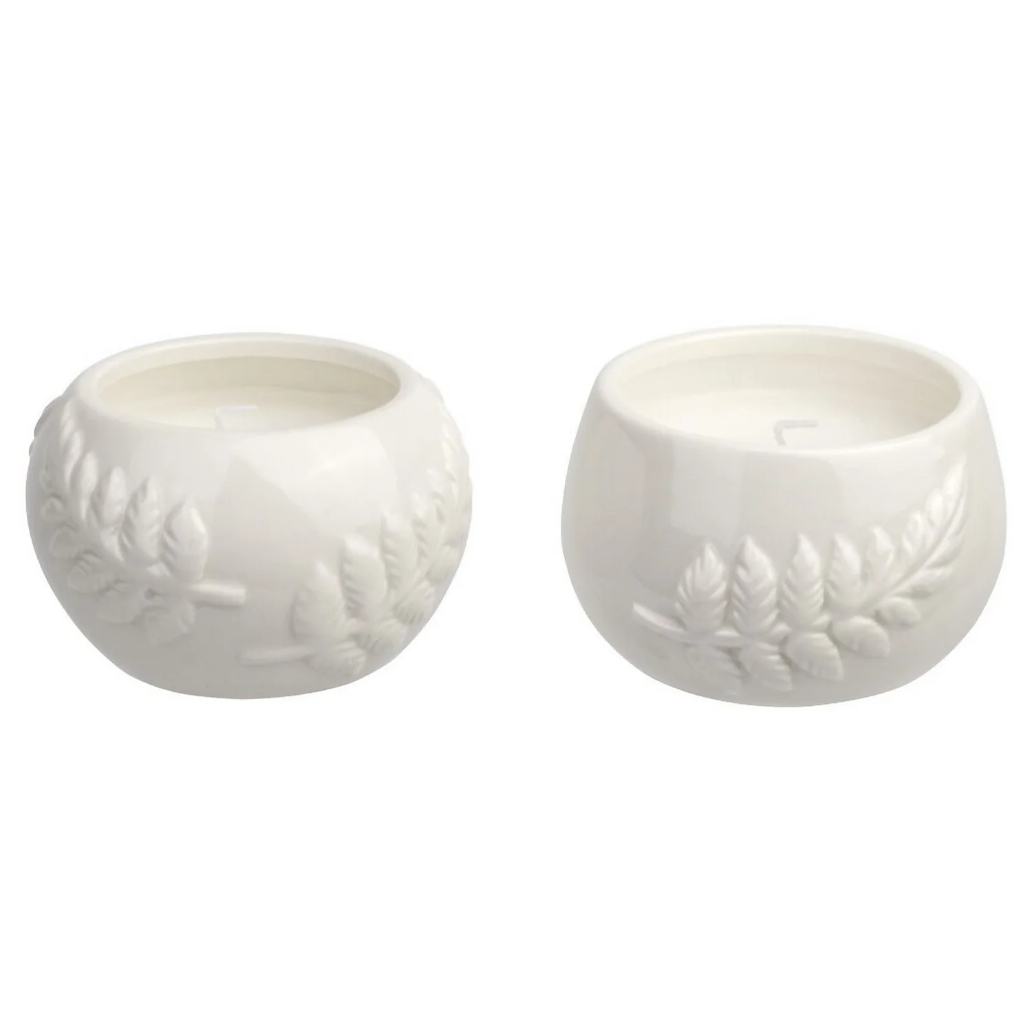 Set Of 2 Ceramic Candles 1 Set Of 2 Ceramic Candles