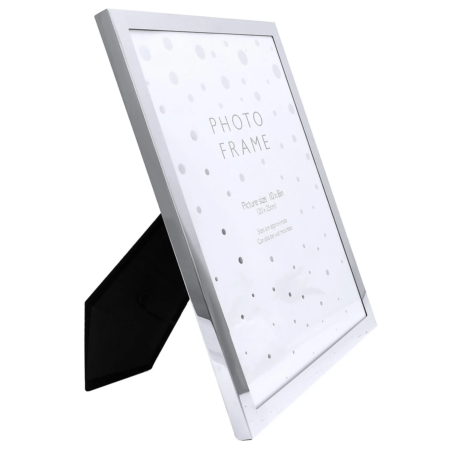 Elegant Metal Photo Frame 10x8 - Silver 2 Elegant Metal Photo Frame 10x8 - Silver - Image 2