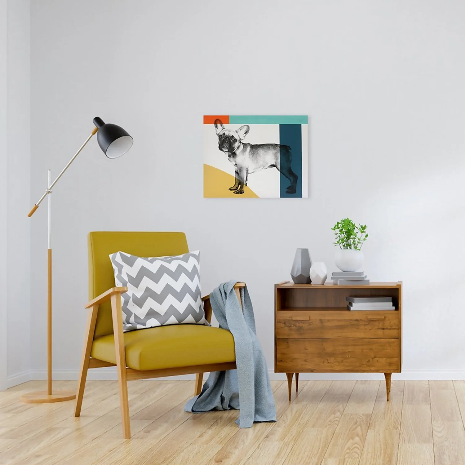 French Bull Dog Canvas 2 French Bull Dog Canvas - Image 2