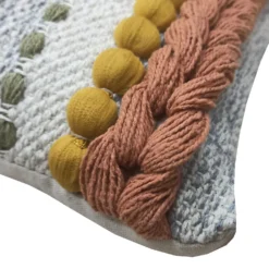Cotton Knot Cushion - 30x50cm -Homebase Furniture Store 12940892 5434862494379229