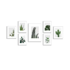 Set Of Gallery Frames 7pcs White