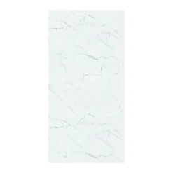 Plancs White Marble Self-Adhesive Vinyl Floor Tile - 5pc Pack Covers 0.93sqm -Homebase Furniture Store 12968592 1764930927398489