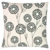 Retro Dandelion Cushion - 43x43cm - Nougat