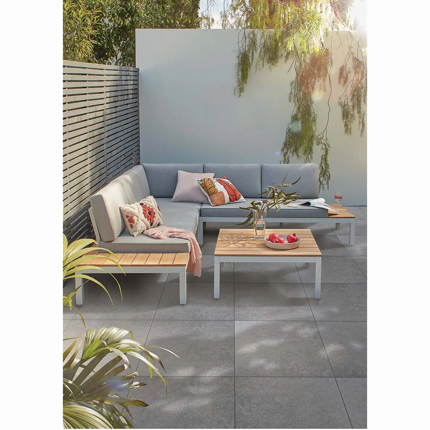House Of Mosaics Blue Stone Light Grey Matt Stone Effect Porcelain Outdoor Tiles 60 X 60cm - Pack Of 2 1 House Of Mosaics Blue Stone Light Grey Matt Stone Effect Porcelain Outdoor Tiles 60 X 60cm - Pack Of 2