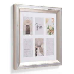 Bevelled Mirror Multi Frame Silver. -Homebase Furniture Store 13027967 4344930895959272