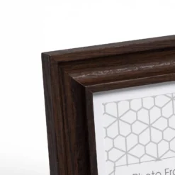 Twin Pack Of Photo Frames - Walnut - 6x4in -Homebase Furniture Store 13027989 5034944099397914