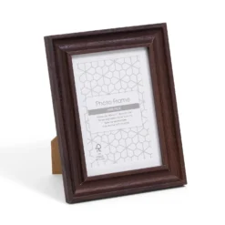 Twin Pack Of Photo Frames - Walnut - 6x4in -Homebase Furniture Store 13027989 8674944099347337